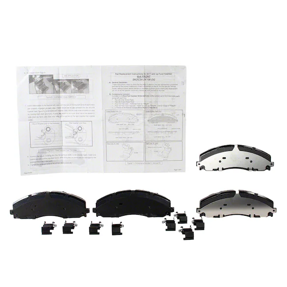 Disc Brake Pad Set Kit Lining - Front Main Image