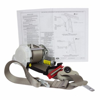 Seat Belt Lap and Shoulder Retractor Pretensioner - Left, Front