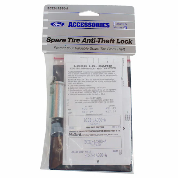 Spare Tire Lock Kit Main Image