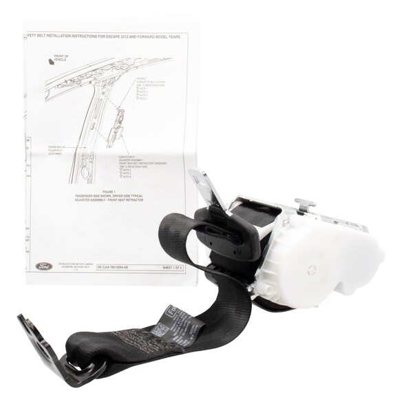Seat Belt Lap and Shoulder - Rear, Center Main Image