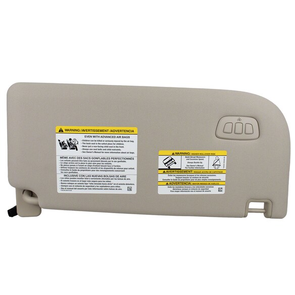 Sun Visor - Left, Front, Rear Main Image