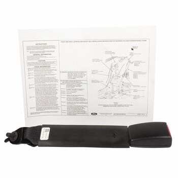 Seat Belt Receptacle - Left, Right, Rear (Convertible)