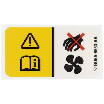 Caution Label Warning Engine Decal