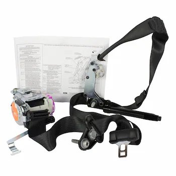 Seat Belt Lap and Shoulder Retractor Pretensioner - Front