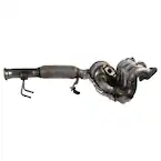 Catalytic Converter with Integrated Exhaust Manifold And Catalyst - 2.5L Main Image