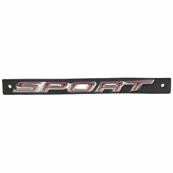 Deck Lid Emblem Name Plate