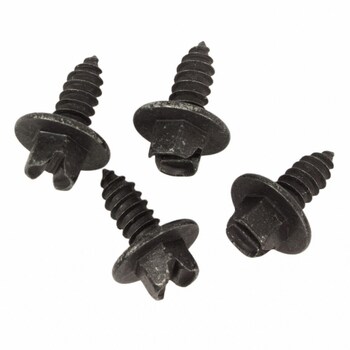 Screw License Plate Bracket Clip - 6.3 x 16MM, Front