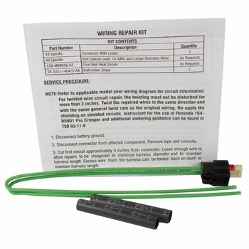 Engine Variable Valve Timing (VVT) Solenoid Connector Wire