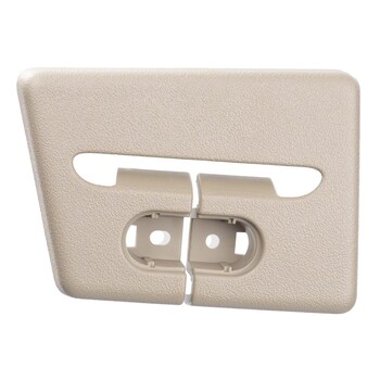 Seat Belt Guide Bezel <br>40/20/40 for Extender Arm Shield Trim Sandstone - Rear