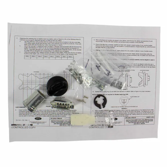 Ignition Lock Cylinder LOCKSET Complete V Main Image