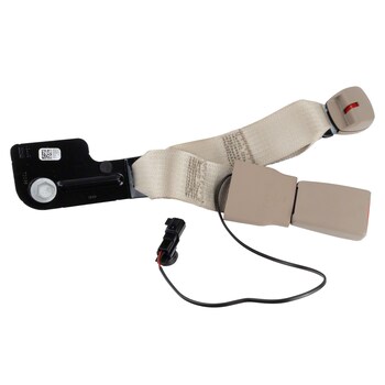 Seat Belt Receptacle And Buckle Sandstone - Left, Rear