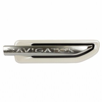 Fender Emblem Name Plate - Right, Front (White Platinum)