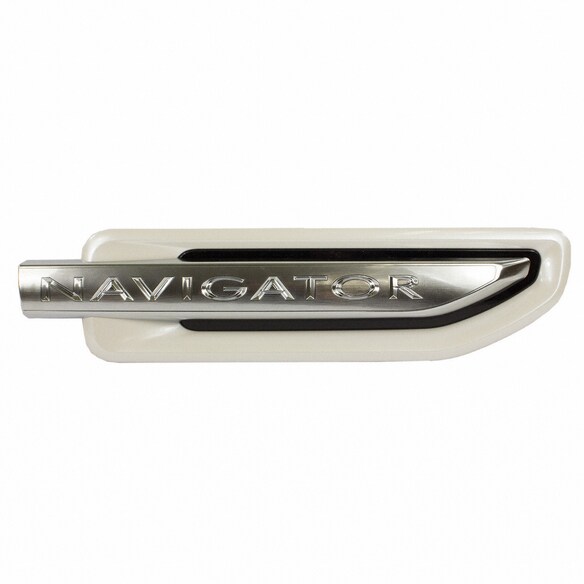 Fender Emblem Name Plate - Right, Front (White Platinum) Main Image