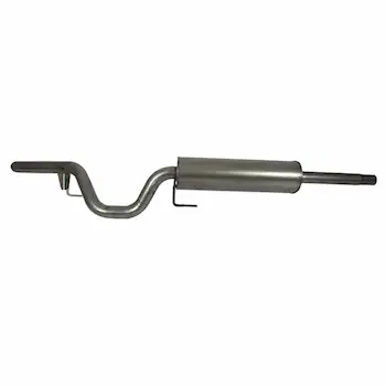 Exhaust Muffler And Pipe - Rear