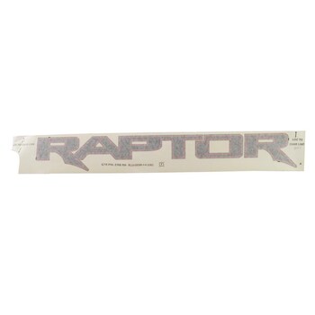 Truck Bed Decal Nameplate Body Side - Right ("RAPTOR".)