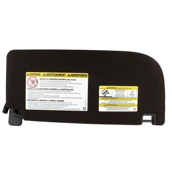 Sun Visor - Left, Front, Rear