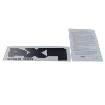 Truck Bed Decal Nameplate "4X4 Off ROAD" - Left, Right