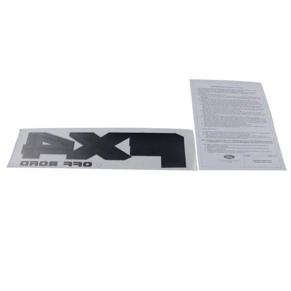Truck Bed Decal Nameplate "4X4 Off ROAD" - Left, Right Main Image