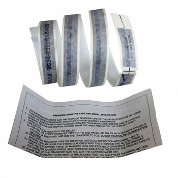 Trim Stripe Tape Decal - Right, Front