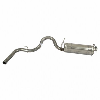 Exhaust Muffler And Pipe - Rear