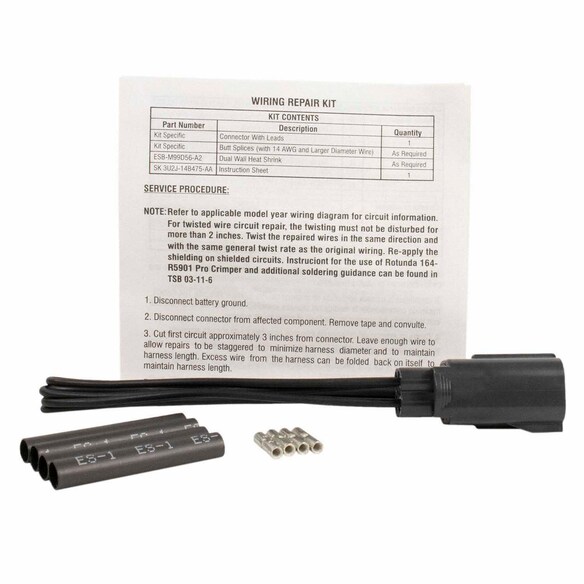 Radio Amplifier Connector Wire - Left, Right 3.0L Main Image