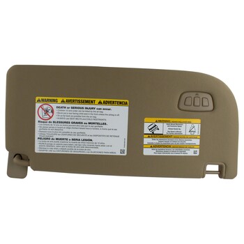 Sun Visor - Left, Front, Rear