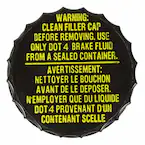 Brake Master Cylinder Reservoir Cap. Cap Filler. Main Image