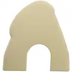 Seat Trim Panel Shield Back Recliner Adjustment Mechanism Cover - Right, Rear Main Image