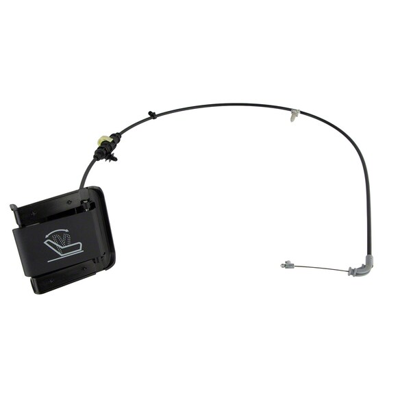 Folding Seat Latch Release Handle Back Adjusting Belt Receptacle - Right, Rear Main Image