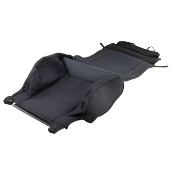 Seat Back Cushion Cover Cloth Dk slate - Left, Front