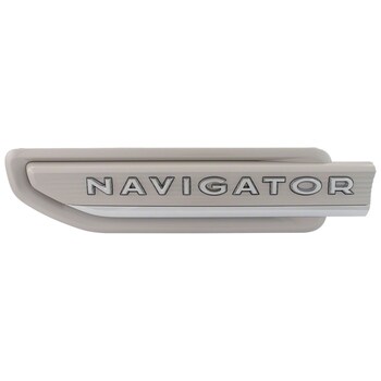 Emblem NamePlate <br>Ceramic pearl Fender Name Plate OrNament - Left, Front