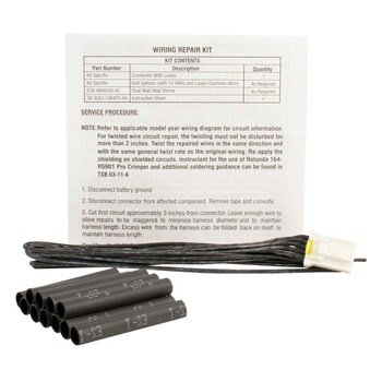 Hvac Switch Connector Wire - 10 Cavity, Rear