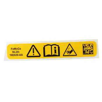 Caution Label Decal (BEV)