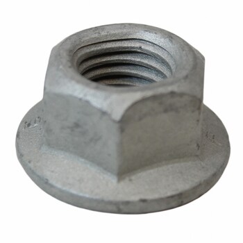 Leaf Spring Nut Flanged Hex Head - M14 x 2, Front, Rear