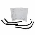 Cab Sliding Glass Weatherstrip Window - Back, Lower, Center Main Image