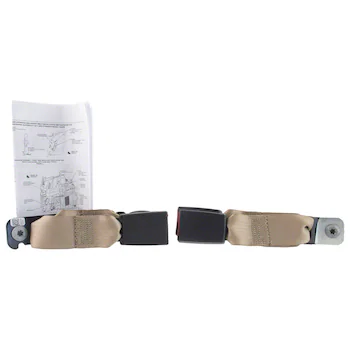 Seat Belt Receptacle And Buckle - Rear