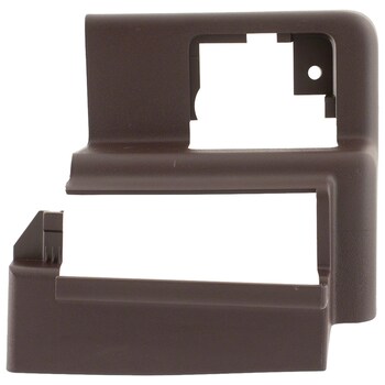 Cover Seat Track Mahogany - Front, Driver, Inner