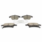 Disc Brake Pad Set Kit Lining - Front (AT) Main Image