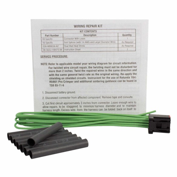 Power Window Switch Connector Wire - Left, Front, Driver Main Image