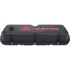 FORD MUSTANG LOGO BLACK CRINKLE VALVE COVERS Main Image