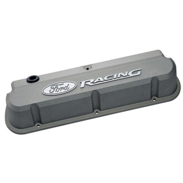 FORD RACING 289-351 SLANT EDGE VALVE COVER GRAY Main Image
