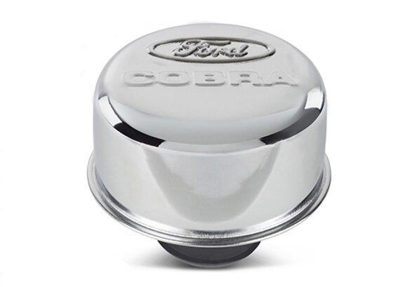 FORD COBRA LOGO AIR BREATHER CAP:CHROME Main Image