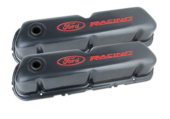 Ford Performance Engine Dress up Kit Carbon Fiber Look w/Ford Racing Logo Ford Performance Engine Dress up Kit Carbon Fiber Look w/Ford Racing Logo