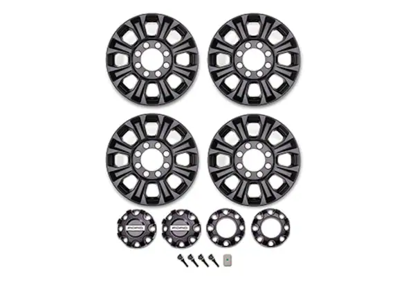 Super Duty 2005-2023 18x8" Matte Black Wheel Kit Main Image
