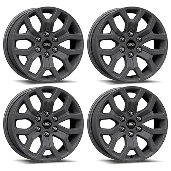 F-150 2015-2023 18"x 7.5"Matte Gray Wheel Kit Main Image