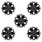 Bronco 2021-2023 18" Black Machined Face Wheel Kit Main Image