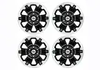 18" Black Machined Face Wheel Kit Main Image