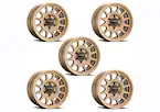 Bronco 2021+ 17"x8.5" Bronze Method Wheel Kit Main Image