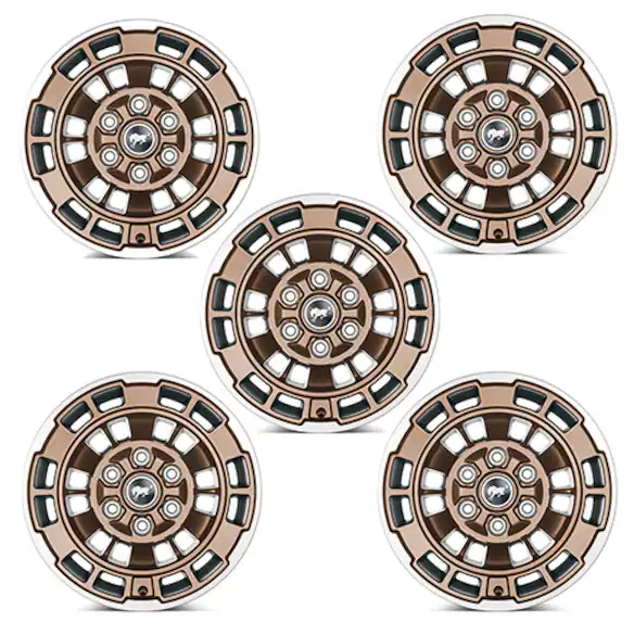 Bronco 2021-2023 Sinister Bronze 17"x8.5" Wheel Kit Main Image