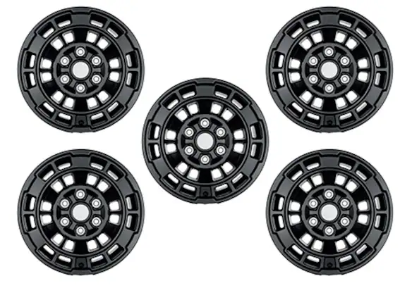 2021-2024 BRONCO 17" X 8.5" WHEEL KIT - MATTE BLACK Main Image